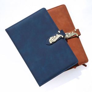 Classic Design Wed Planner Leather A5 Hardcover Thread <b>Sewing</b> Bound 100 Sheets Custom Notepad Gift - Product Image 3