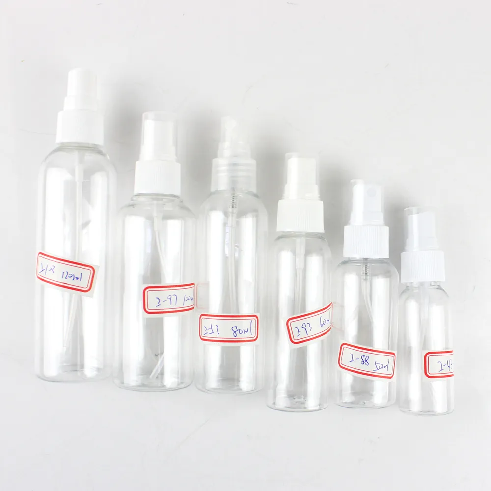 60 ML Semprotan Pembersih Lensa Plastik Botol Isi Ulang Lensa Logo Kustom Kit Pembersih Lensa Kabut Halus Botol PET Penyemprot