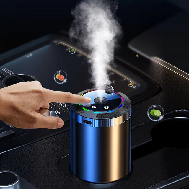 Luxury Wireless Smart Car Mist Diffuser | Long-Lasting Aroma Freshener | Eliminates Odors for Fresh Air Auto Accessory