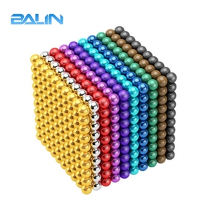 Alta Precisión 3d diy 216 piezas <span class=keywords><strong>5mm</strong></span> 6mm 3mm de <span class=keywords><strong>neodimio</strong></span> de imán magnético <span class=keywords><strong>bolas</strong></span> de color <span class=keywords><strong>5mm</strong></span> - Product Image 3