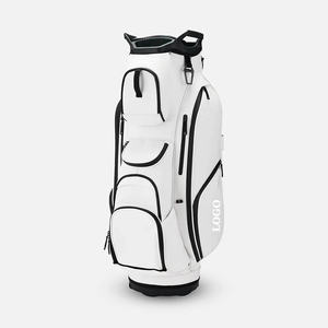 Luxury OEM Brand <b>Golf</b> Staff <b>Bag</b> 14 Way Leather <b>Golf</b> <b>Bag</b> Magnet Pocket Premium Tour <b>Golf</b> <b>Bag</b> for Men - Product Image 5