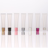 Tubes de brillant à lèvres transparents, tubes souples, contenants pour rouge à lèvres, emballages cosmétiques 20g 15g 10g 8g, tubes de brillant à lèvres liquide en plastique 10ml
