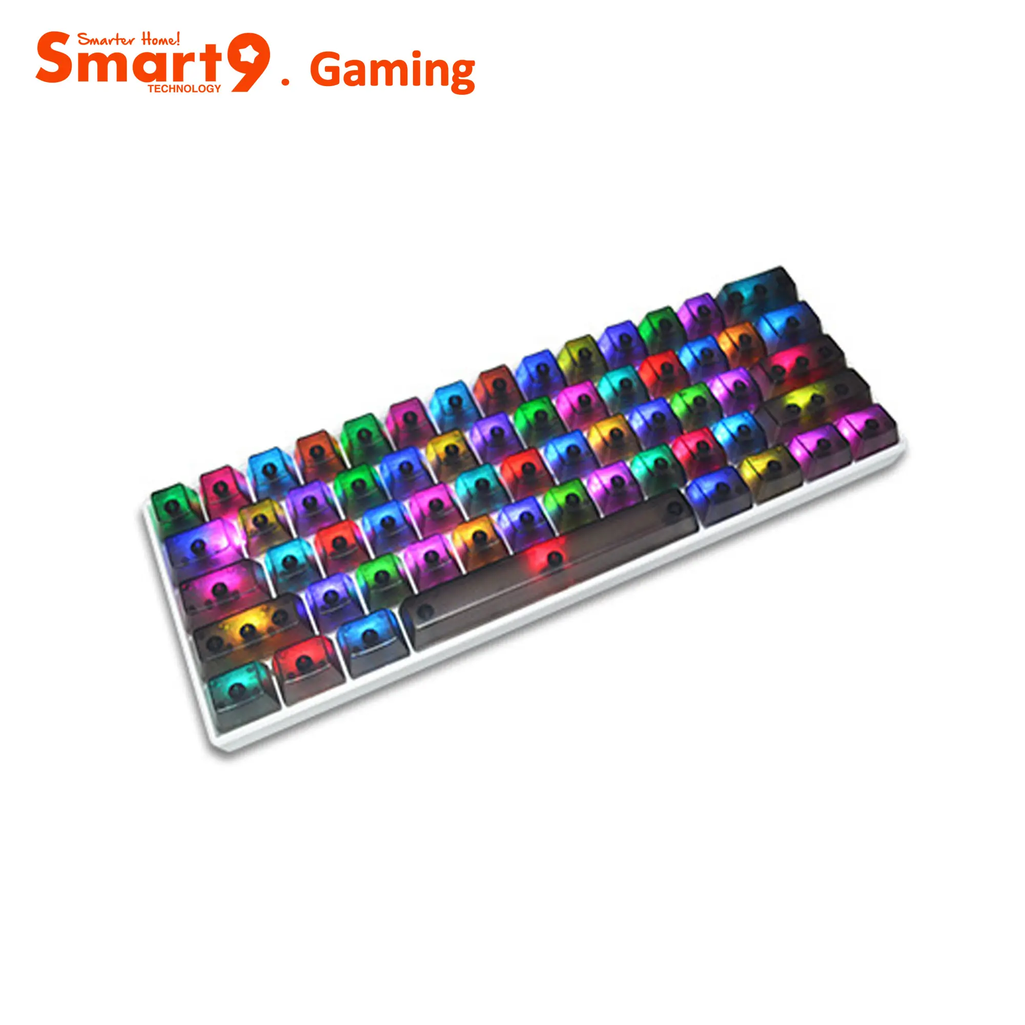 Smart9 manufacturing supplier thin wired keyboard mini plug and play keyboard cute gaming keyboard pink
