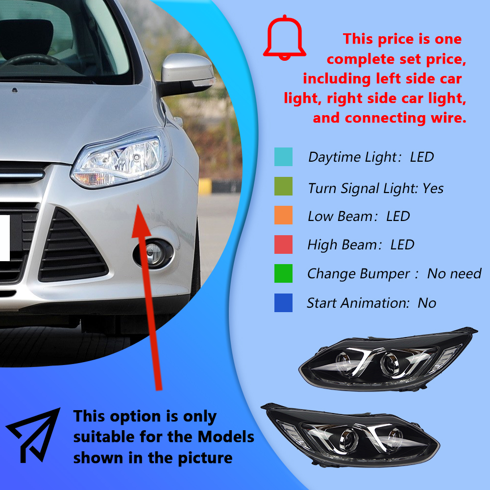 Headlight one set