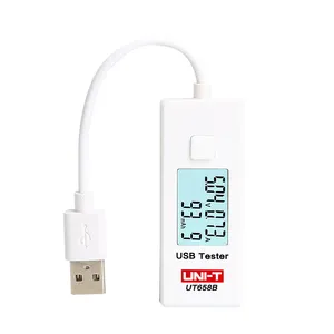 UNI-T Kiểm Tra USB Vôn Kế Kỹ Thuật Số Dc UT658B Đồng Hồ Đo Dòng Điện Áp UT658 Máy Dò Ampe Kế Chỉ Báo Sạc Dự Phòng