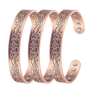 Energinox Arthritis <strong>Men</strong> Pure <strong>Copper</strong> <strong>Bangle</strong> and Bracelet for <strong>Men</strong> - Product Image 1