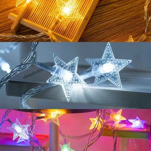 ไฟ LED พลาสติกหลากสี ไฟดาวประดับ สายไฟประดับ ตกแต่งบรรยากาศปีใหม่ คริสต์มาส ตกแต่งห้อง ตกแต่งภายในเทศกาล ตลาดกลางคืน แผงลอย - Product Image 2
