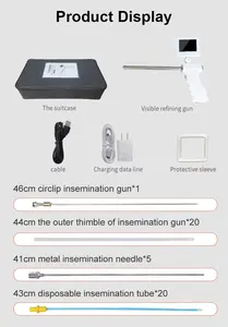 مسدس الرقمية القابلة للتدوير من Jiangs مسدس بصري اصطناعي للخرفان والماعز