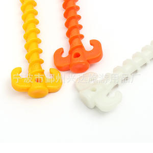 Estacas Espirales para Tienda de Campaña Ningbo Xingda, 20 cm, Material PP, Estacas para Lona de Camping, Diseño de Cuerno de Carnero, Uso en Todas las Estaciones - Product Image 1