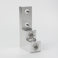 Borne de bloc de terre en aluminium multi-fils Connecteurs mécaniques électriques Cosses de fil pour bornes