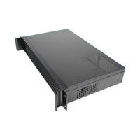 Caja de Servidor Mini ITX Personalizada de 250 mm de Profundidad, Dos Ranuras PCIE de Altura Completa, Chasis de Servidor 1.5U