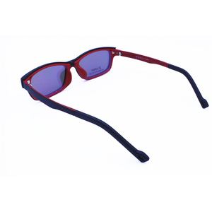 Bán buôn 1306 hình chữ nhật kính quang học Frames với Magnetic Clip phân cực Kính mát ống kính cho trẻ em - Product Image 4