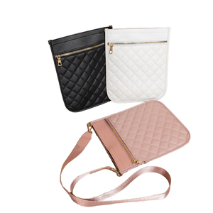 Foreign Trade Wholesale PU Rhombus Multi-Card Vertical <b>Envelope</b> Mobile Phone Shoulder Bag Design Zipper Closure Urban Tanjing - Product Image 1