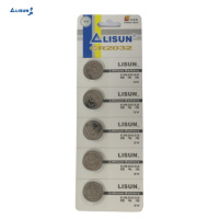 Precio al por Mayor, Batería de Litio de Botón CR2032 3V 220 mAh, Blister de 5 Unidades