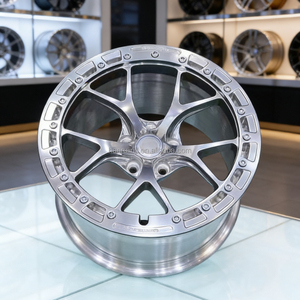 17X10 18X11 ET25 Beadlock Forged Wheel Deep Concave Wheels 5X112 5X120 Drag Rear Pair for M2 M3 M4 G80 G82 - Product Image 2