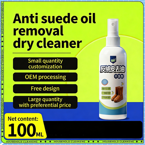 Dégraissant sans rinçage à usage unique pour bottes de neige, chaussures en daim et autres articles en cuir – Solution de nettoyage à sec pour les taches de graisse - Product Image 1