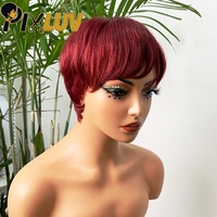 Aktion: 7$ Kurze Bob-Perücken, Glatt, Ohne Kleber, Echthaar-Perücken aus Vietnam, HD-Echthaar-Perücken für Schwarze Frauen