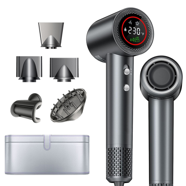 High-Speed Professional Salon Hair Dryer Negative Ion Reviver One Step Volumizer for Home Use Low Noise Hair Dryer