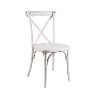 Lime Wash Resin Crossback <b>Chair</b> for Weddings Industrial Design for Ceremony and <b>Reception</b> Seating OEM Cheap - Product Image 2