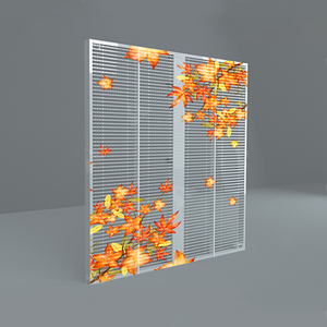 Pantalla LED Transparente para Ventana de Vidrio, Diseño de Pájaro de Origami Colorido, Pantalla Publicitaria de Pared para Interiores, Brillo de 5000 cd, 1080P - Product Image 4