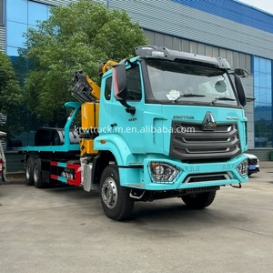 Camion de dépannage 6x4, 8 tonnes, Sinotruk Howo, plateau, grue, de haute qualité, 4x2, un dépanneuse pour deux véhicules - Product Image 2