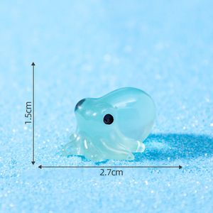 Figuras de Pulpo en Miniatura de Resina, Adornos de Resina que Brillan en la Oscuridad para Acuario, Casa de Muñecas, Jardín, Paisaje, Manualidades DIY - Product Image 6