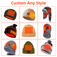 USA Taille Unisexe Amovible Chauffage Chapeau Sécurité Chauffant Chapeau Vélo Moderne Bonnet pour Équitation Commutation Pique-Nique Pêche Camping Chasse