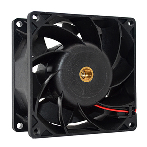 Fabricante de ventiladores <span class=keywords><strong>80mm</strong></span> 8038 12V 24V 6000RPM 82CFM Ventilador de suministro de ventilador de refrigeración CC de alto rendimiento - Product Image 2