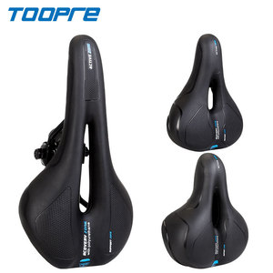TOOPRE Super Soft PU Bicycle <strong>Seat</strong> Cushion Thickened Ventilated <strong>Mountain</strong> <strong>Bike</strong> Saddle with Reflective Shock Absorption <strong>Bike</strong> <strong>Seat</strong> - Product Image 2