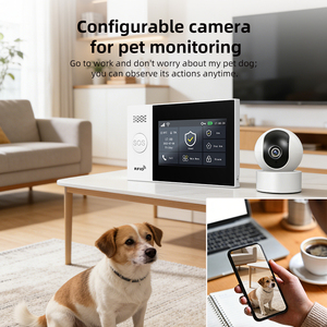 Sistema de Alarma Inalámbrico para el Hogar PGST PG-107 4G, Sistema de Seguridad WiFi con Pantalla Táctil Completa de 4.3 Pulgadas, Compatible con Alexa y Google - Product Image 4