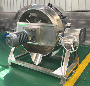 100L công nghiệp điện sưởi ấm súp Ấm đun nước Caramel nước sốt khí mứt nấu ăn nồi Ấm đun nước máy với Máy trộn - Product Image 5