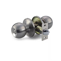 Serrures d'intérieur et d'extérieur en acier inoxydable et laiton, cylindre 587, 3 clés, en stock, pour usage résidentiel