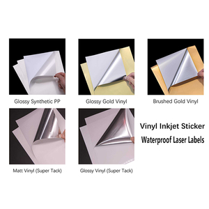 Không thấm nước Vinyl A4 nhãn dán tùy chỉnh phun tráng dính bán Glossy Matte Sticker giấy ảnh trong tấm - Product Image 5
