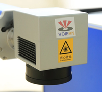 Machine de marquage laser à fibre 30W à refroidissement par air pour pierre, compatible avec les formats AI/LAS/BMP