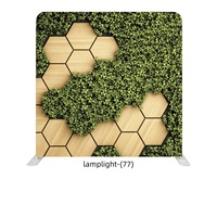 Toile de fond en tissu tendu avec cadre tubulaire en aluminium réglable de 8 pieds, 7,6 pieds, 10 pieds, type housse de coussin, pour photomaton