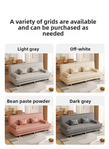 2025 नए सोफे लिविंग रूम छोटे घर डबल फैब्रिक सोफा बेडरूम फोल्डेबल दोहरी उद्देश्य सोफे बिस्तर - Product Image 6