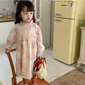 Vestido de gasa para <span class=keywords><strong>niña</strong></span> pequeña, nuevo diseño de moda, Primavera, 2023 - Product Image 6