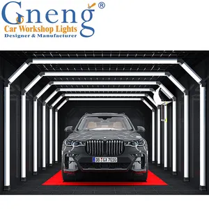 ZG/E1009 dimm bares Aluminium gehäuse Autowerk statt LED lineare Lichter Auto Detail lierung Inspektion Garage Lampe Licht tunnel