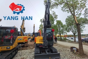 Usado Volvo EC60D Mini Escavadeira Zero Cauda Balanço para Construção Urbana e Paisagismo com Baixo Consumo de Combustível - Product Image 3