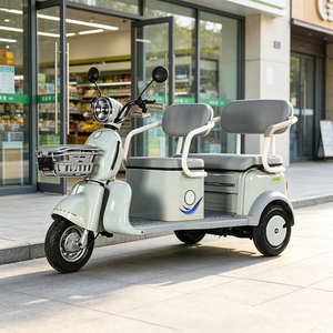 Tricycle électrique compact pour usage domestique, 3 roues, pour loisirs et mobilité, adapté aux adultes, aux personnes âgées, aux communautés et aux villages, pour les trajets quotidiens - Product Image 1