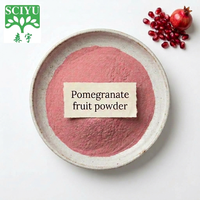 Natuurlijk voedingsmiddelkwaliteit granaatappel extract poeder, poeder van heel fruit, wateroplosbaar voor gebruik in sappen
