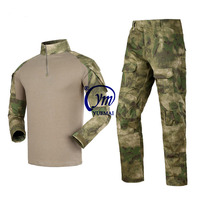 YUEMAI OEM tactique hommes Polyester coton Ripstop bleu Camouflage formation G2 grenouille costume extérieur manches longues chemise