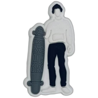 Breloques en PVC sur le thème du sport pour Crocs, décorations pour sabots d'athlètes de patinage, épingles décoratives pour chaussures DIY, conception personnalisée et offres de gros en vrac
