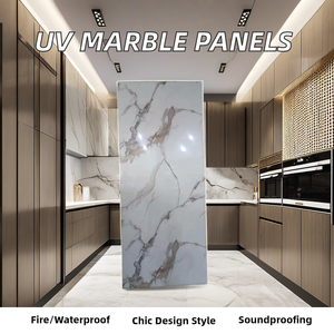 Panel de Pared de PVC con Aspecto de Mármol de la Marca <span class=keywords><strong>Demax</strong></span> 2025, Alto Brillo, Impermeable, Insonorizante, Panel de Pared con Protección UV, Revestimiento de Pared con Protección UV - Product Image 4