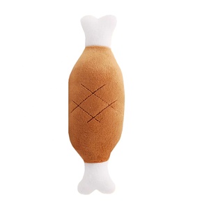Jouet pour <span class=keywords><strong>chien</strong></span> en peluche pastèque avec jouet en peluche parodie alimentaire Squeaker pour petits chiens et chiots - Product Image 3