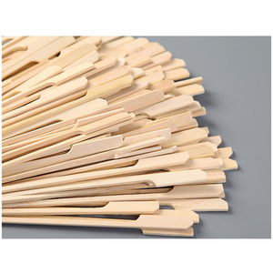 Offre Spéciale Noué pagaie séché pour Massage Séché Brochette de Bambou Plat de 4 pouces 6 pieds brindilles curvy bambou Brochette - Product Image 3