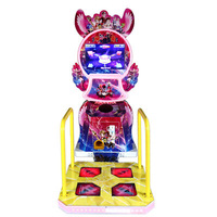 Machine de jeu de tambour musicale interactive pour enfants, à monnayeur, petite machine de jeu de percussion avec distribution de prix