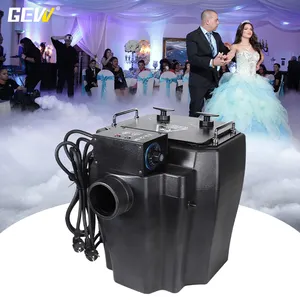 3500W 6000W Machine à brouillard de glace sèche à fumée basse pour boîte de nuit de fête de mariage