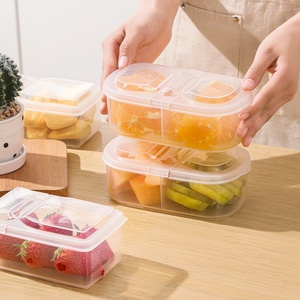 Household Storage Box Reusable Clear <b>Plastic</b> Crisper Storage <b>Container</b> Refrigerator <b>Food</b> <b>Container</b> for Vegetables and Fruits - Product Image 6