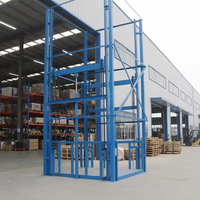 Plateforme élévatrice industrielle verticale hydraulique pour marchandises 1T 2T 3T 4T 5T, pour deux ou trois étages